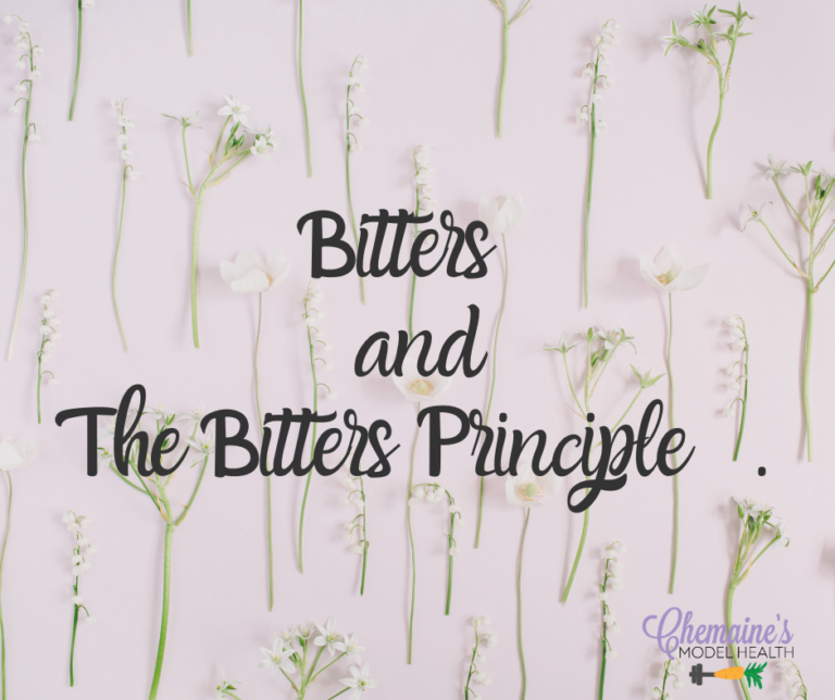 Bitters and the bitter principle for gut health and bile support