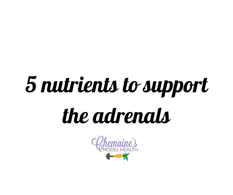 The Adrenal Guide Chemaine’s Model Health